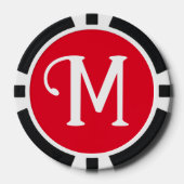 トランプのポーカーチップ – カスタムイニシャルの追加 ポーカーチップ (正面)