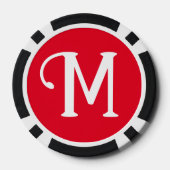 トランプのポーカーチップ – カスタムイニシャルの追加 ポーカーチップ (裏面)