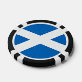 トランプのポーカーチップ(スコットランド国旗統一された) ポーカーチップ (シングル)