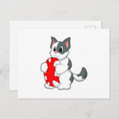 トランプのポーカーチップ ポストカード (正面/裏面)