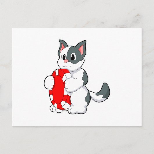 トランプのポーカーチップ ポストカード (正面)