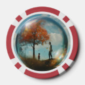 トランプのポーカーチップ ポーカーチップ (裏面)