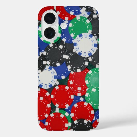 トランプのポーカーチップ Case-Mate iPhoneケース (裏面)