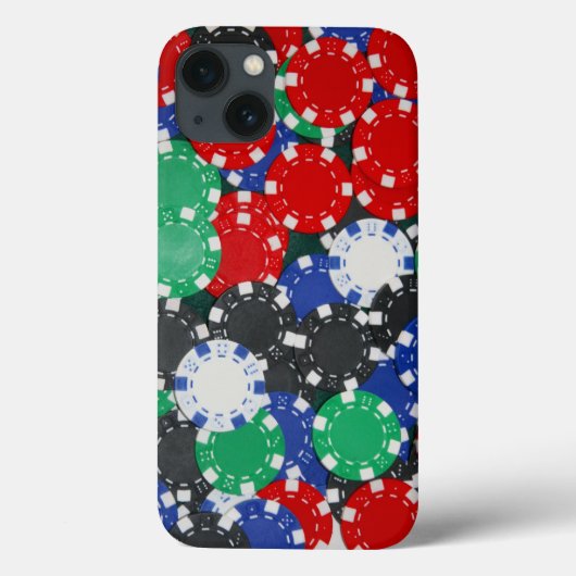 トランプのポーカーチップ Case-Mate iPhoneケース (裏面)