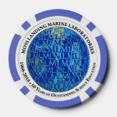 トランプのポーカーチップ: MLML 50周年記念(地球) ポーカーチップ (裏面)