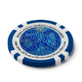 トランプのポーカーチップ： MLML 50周年記念（地球） ポーカーチップ (トップ)