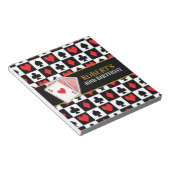 トランプのポーカーチョコレートキャンディバー包装具 ノートパッド (アングル)