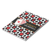 トランプのポーカーチョコレートキャンディバー包装具 ノートパッド (回転)