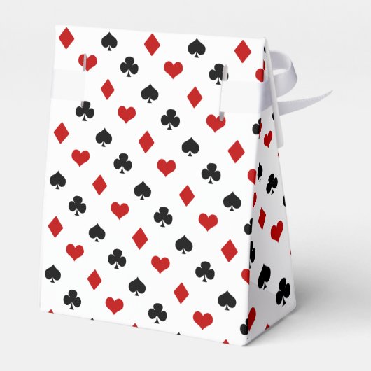 トランプのポーカーテーマ |の遊カードテーマ |赤ひし形 フェイバーボックス (裏面サイド)