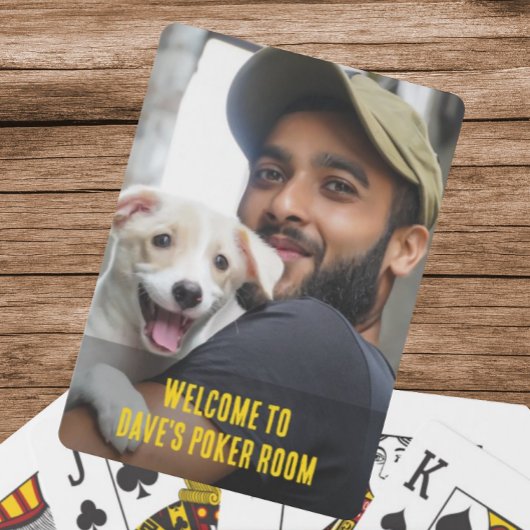 トランプのポーカートランプ – カスタマイズ可能 – 写真+文字 トランプ