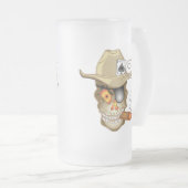 トランプのポーカートーナメントフロストグラスビアマグ フロストグラスビールジョッキ (正面右)