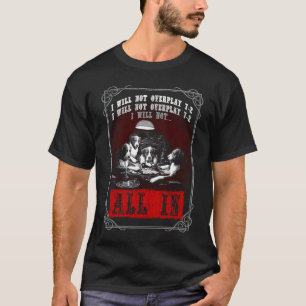 トランプのポーカードッグレトロヴィンテージサロン&クール Tシャツ