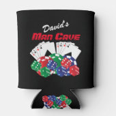 トランプのポーカーナイトアットザマンケーブ 缶クーラー (裏面)