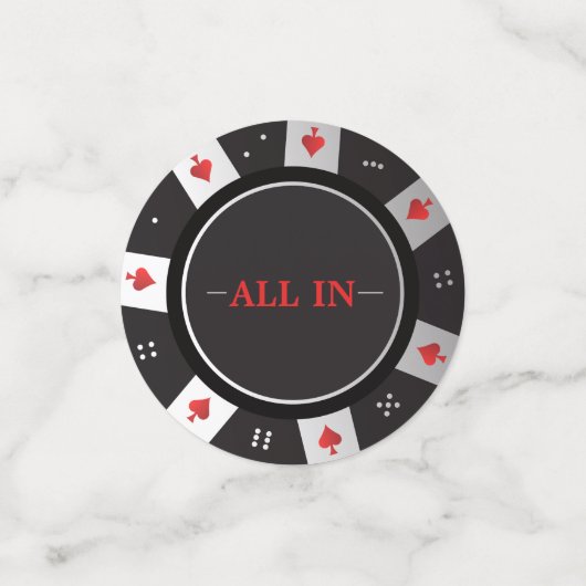 トランプのポーカーナイトバチュラーパーティラスベガスデコール コンフェッティ (スモール正面)