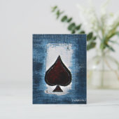 トランプのポーカーナイト招待状 招待状 (スタンド正面)