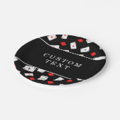 トランプのポーカーナイト遊のカードパーティー紙プレート ペーパープレート (アングル)