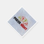 トランプのポーカーナイト(トランプ) スタンダードカクテルナプキン (角)