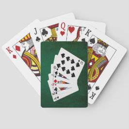 トランプのポーカーハンズストレート – エーストゥテン トランプ