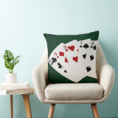 トランプのポーカーハンズストレート – 10~6 クッション (椅子)