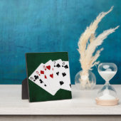 トランプのポーカーハンズストレート – 10～6 フォトプラーク (インサイチュ)