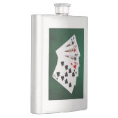 トランプのポーカーハンズフルハウスクイーンアンドナイン フラスク (右)