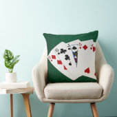 トランプのポーカーハンズワンペア10 クッション (椅子)