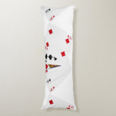 トランプのポーカーハンズワンペア – エース ボディピロー (正面縦)