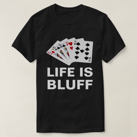 トランプのポーカーハンズワンペア – キング Tシャツ (デザイン正面)