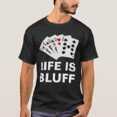 トランプのポーカーハンズワンペア – キング Tシャツ (正面)