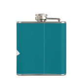 トランプのポーカーハンズ王室の – フラッシュ – クラブスーツ フラスク (裏面)