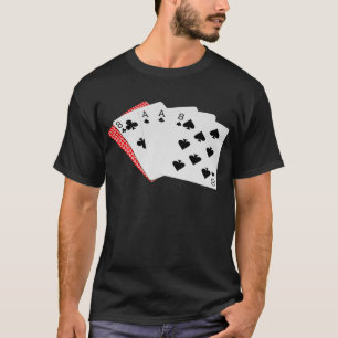 トランプのポーカーハンズ – デッドマンズハンド Tシャツ