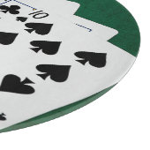 トランプのポーカーハンズ – 種類の3つ – Ace カッティングボード (角)