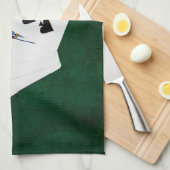 トランプのポーカーハンズ – 種類の3つ – Ace キッチンタオル (四つ折り)