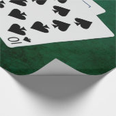 トランプのポーカーハンズ – 種類の3つ – Ace ラッピングペーパー (角)