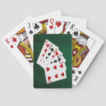 トランプのポーカーハンズ – 種類の4つ – 10と6