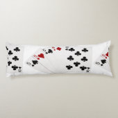 トランプのポーカーハンズ – 種類の4つ – 5と8つ ボディピロー (裏面)