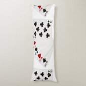 トランプのポーカーハンズ – 種類の4つ – 5と8つ ボディピロー (正面縦)