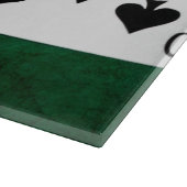 トランプのポーカーハンズ – 2ペア – エース、キング カッティングボード (角)