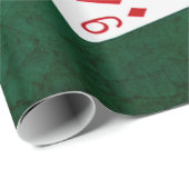 トランプのポーカーハンズ – 2ペア – ジャック、4 ラッピングペーパー (ロールコーナー)