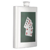 トランプのポーカーハンズ – 3種類 – 9 フラスク (右)