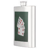 トランプのポーカーハンズ – 3種類 – 9 フラスク (左)
