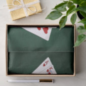 トランプのポーカーハンド王室の – フラッシュ – ハートスーツ 薄葉紙 (ギフト)