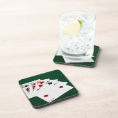 トランプのポーカーハンド – ハイカード – キング コースター (右側)