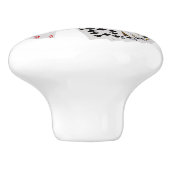 トランプのポーカーハンド – フラッシュ王室の セラミックノブ (側面)