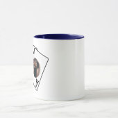 トランプのポーカーパパスリーエイスフォトフレームマグギフト マグカップ (中央)