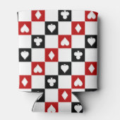 トランプのポーカーパーティースーツのパターンはクーラー 缶クーラー (裏面)