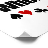 トランプのポーカーフィッシュポスター ポスター (角)