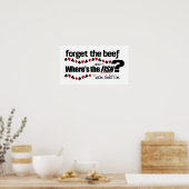 トランプのポーカーフィッシュポスター ポスター (キッチン)