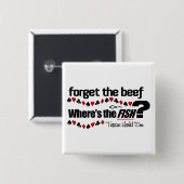 トランプのポーカーフィッシュ 缶バッジ (正面&裏面)