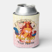 トランプのポーカーフェアリークーラーボックス 缶クーラー (缶正面)